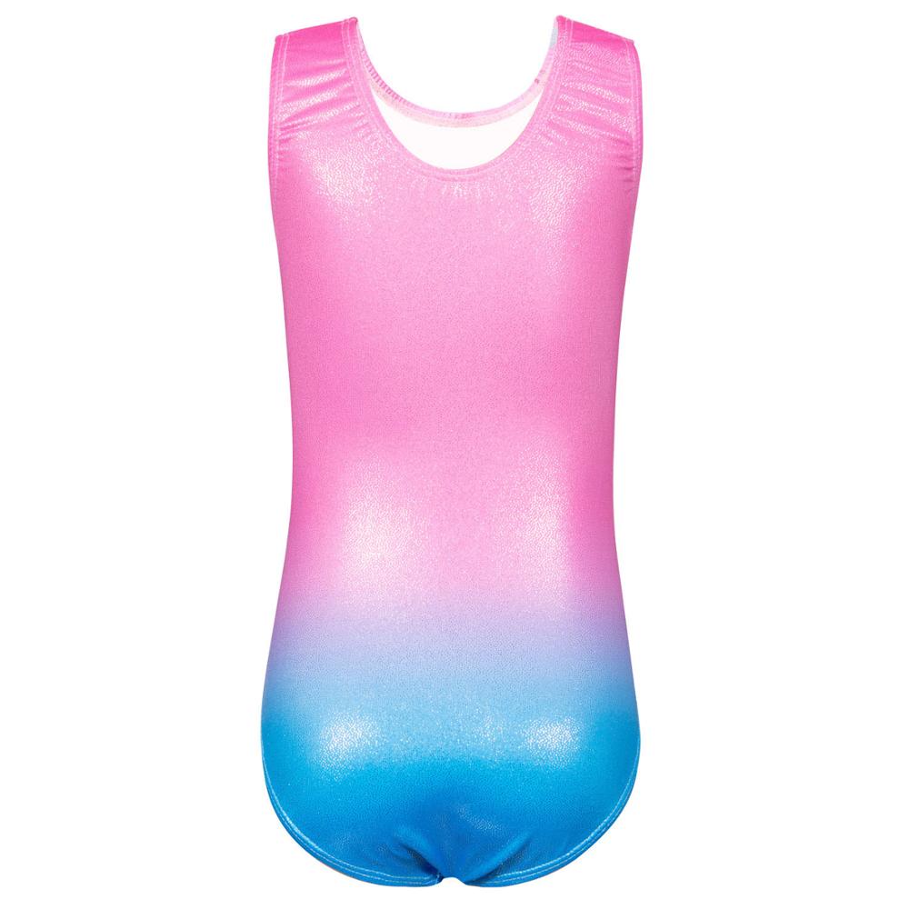 Girls Gymnastics Leotard Sleeveless Bodysuit