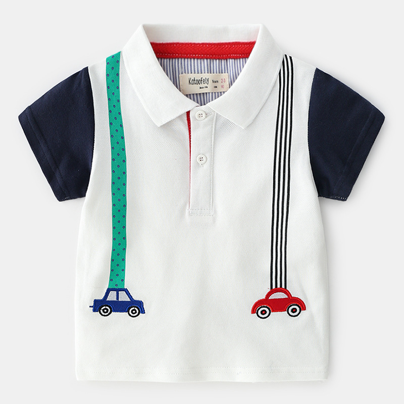 Boys Polo Shirt Cotton Shirt For Kids