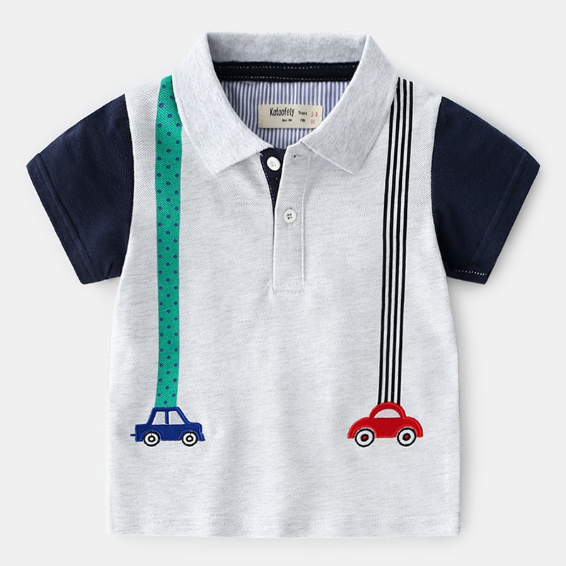 Boys Polo Shirt Cotton Shirt For Kids