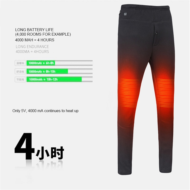 Heated Pants Washable Trousers