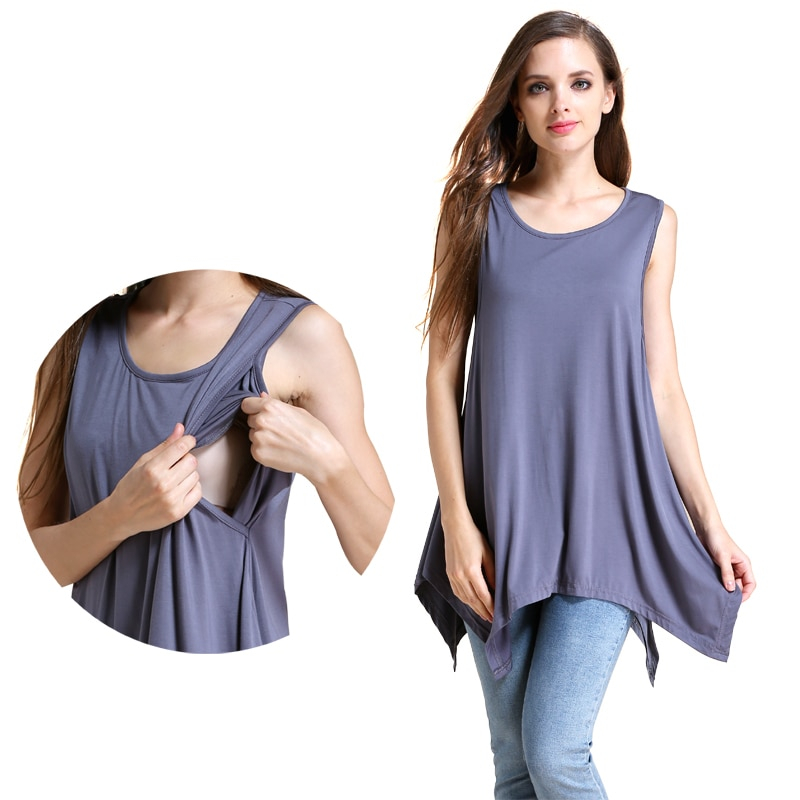 Nursing Tank Breastfeeding Maternity Top