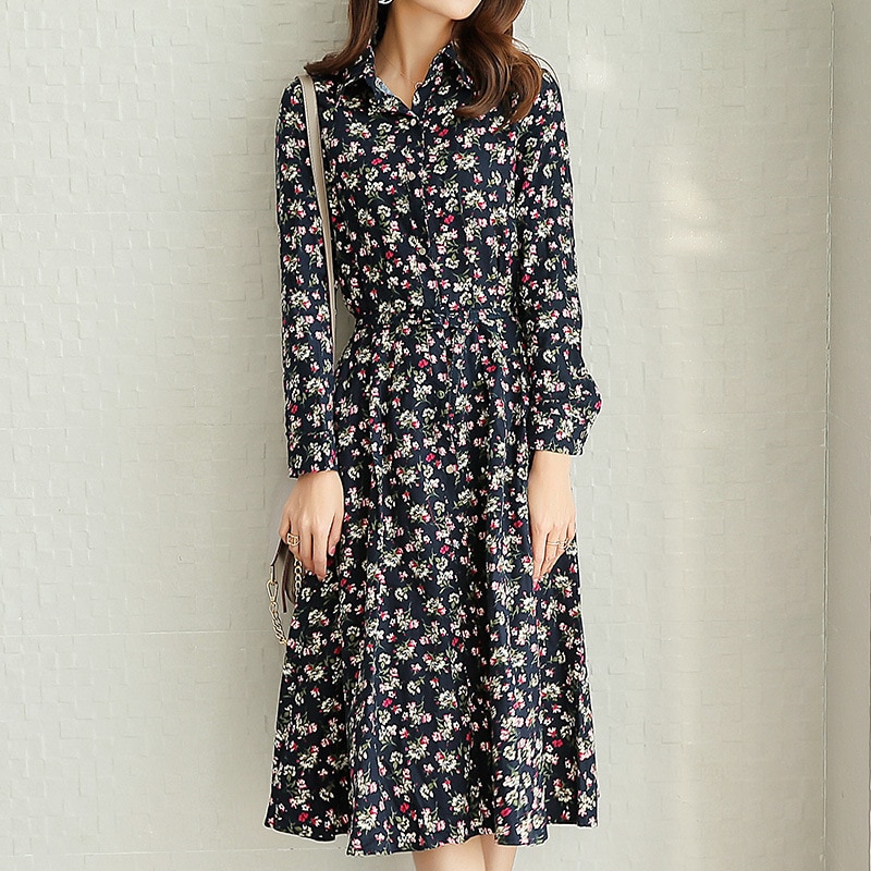 Floral Maxi Dress Ladies Casual Dress