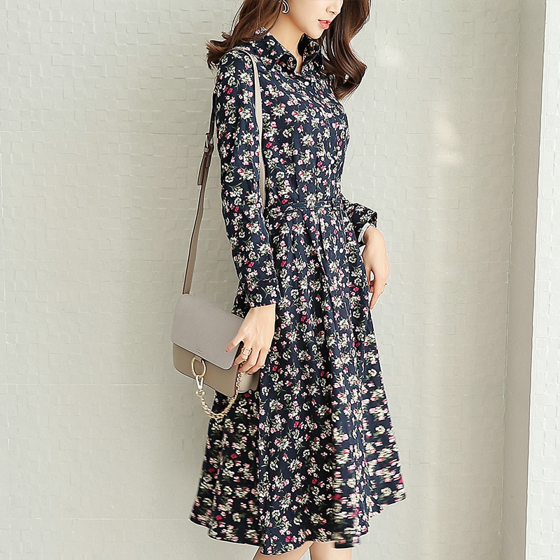 Floral Maxi Dress Ladies Casual Dress