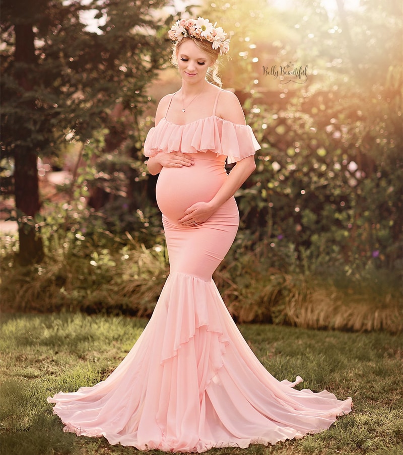 Maternity Shoot Dress Sexy Outfit