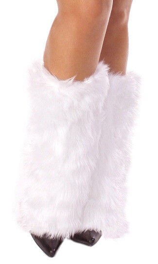 Fur Leg Warmers Faux Fur One Pair