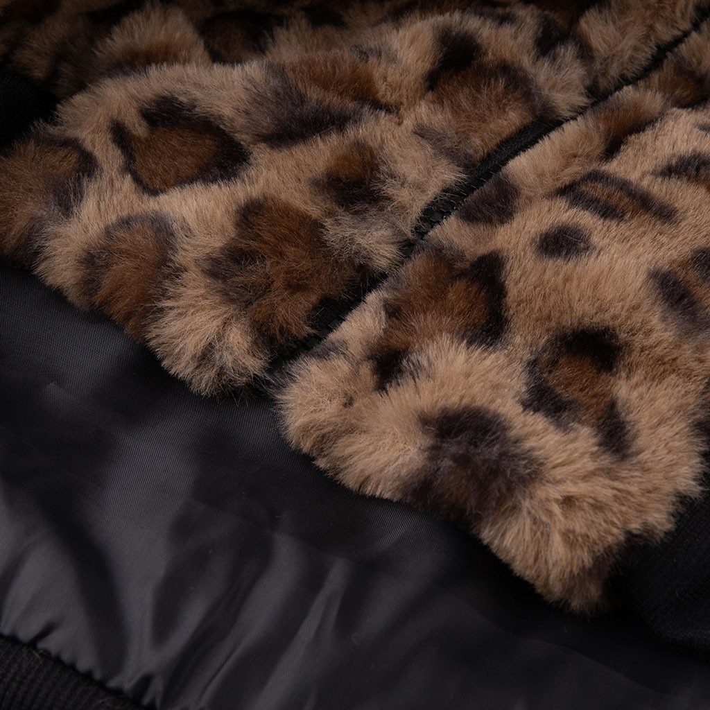 Leopard Print Jacket Warm Coat For Women