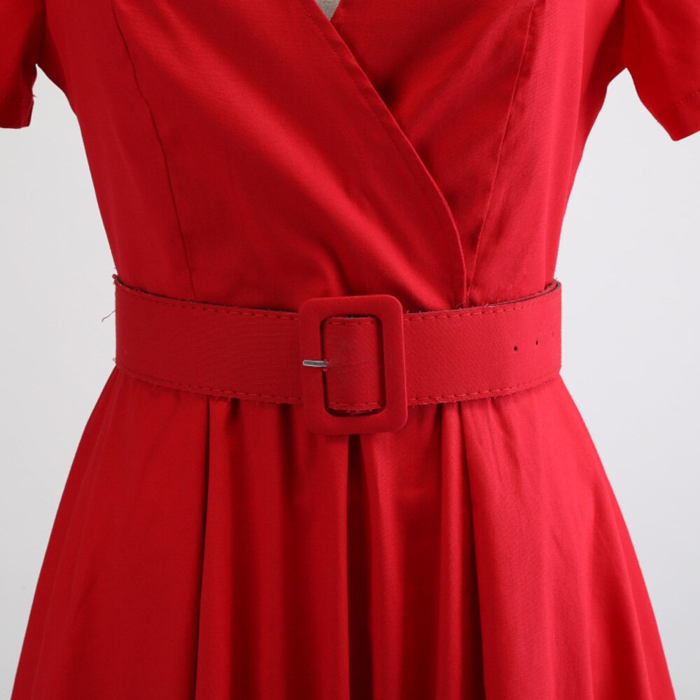 Vintage Style Dress With Belt