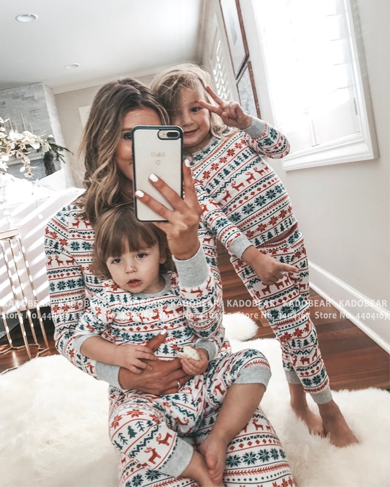 Family Christmas Pajamas Matching Outfit