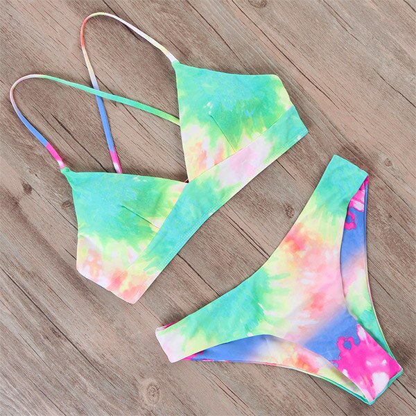 Two Piece Bikini Ladies Swimwear