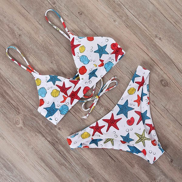 Two Piece Bikini Ladies Swimwear