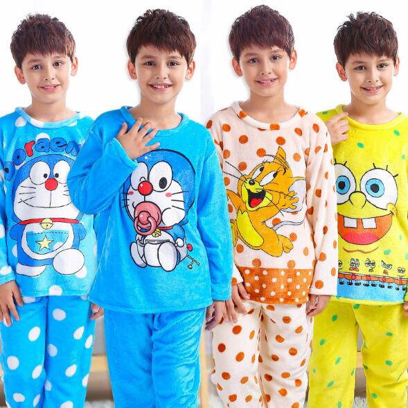 Kids Flannel Pajamas Cozy Sleepwear