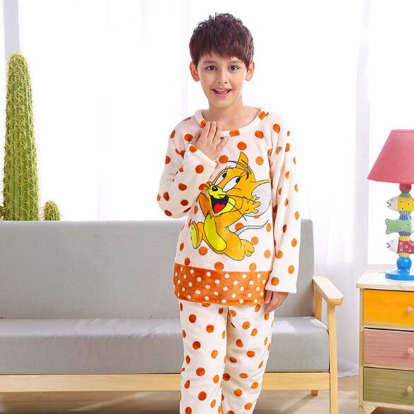 Kids Flannel Pajamas Cozy Sleepwear