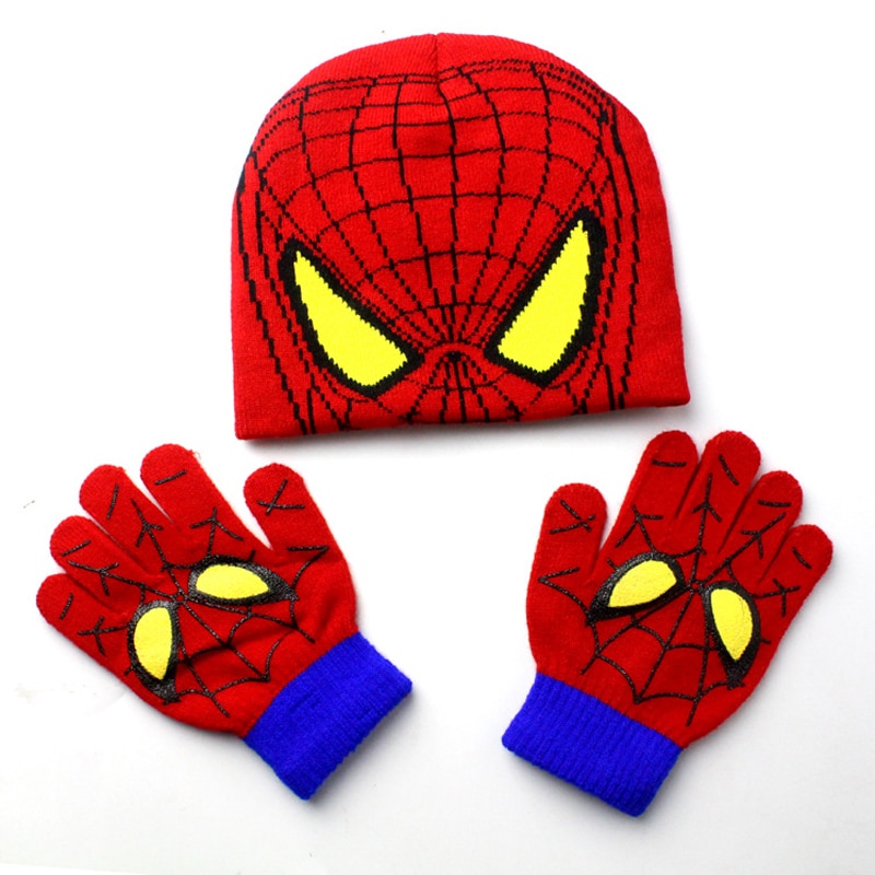 Kids Hat and Gloves Cartoon Design