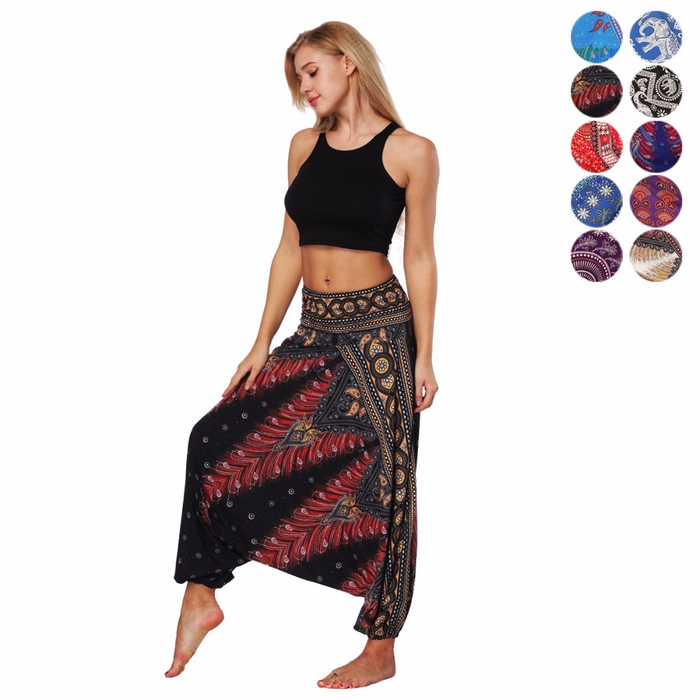 Loose Yoga Pants Harem Printed Pants