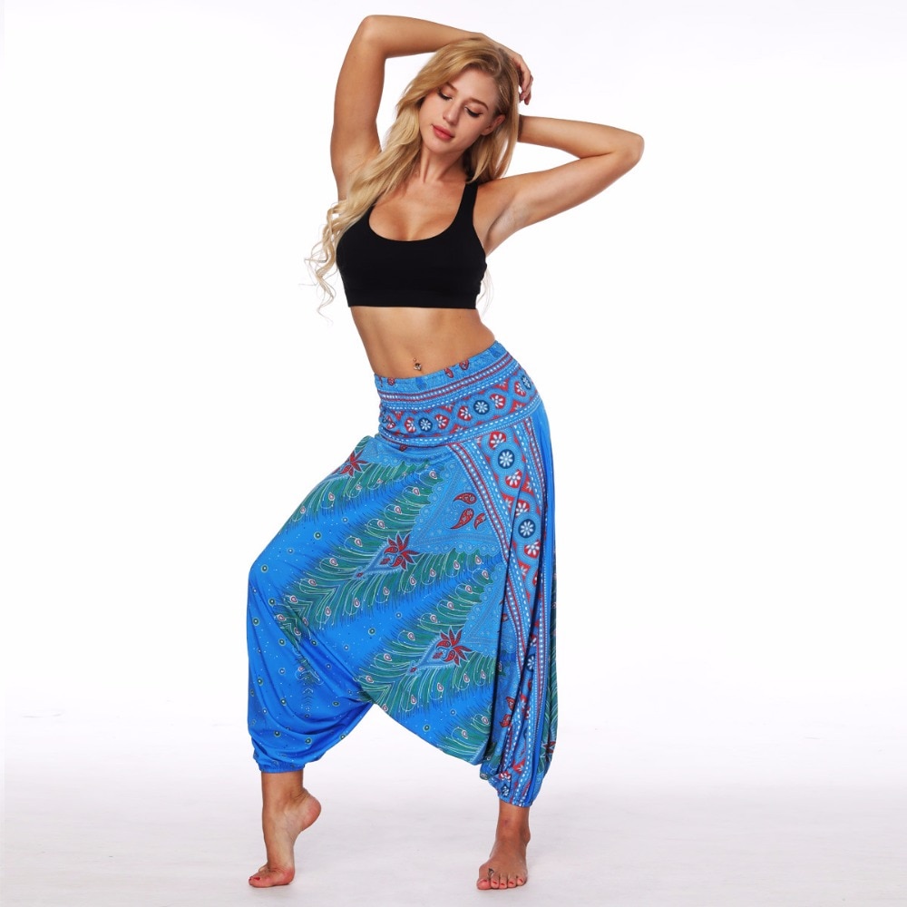 Loose Yoga Pants Harem Printed Pants