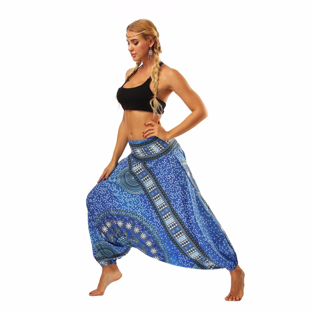 Loose Yoga Pants Harem Printed Pants