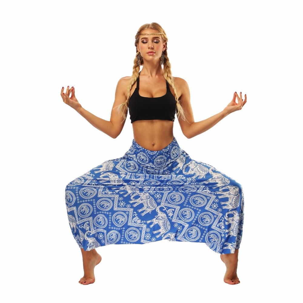 Loose Yoga Pants Harem Printed Pants