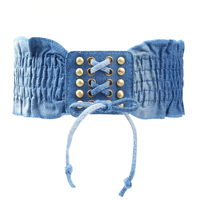 Denim Belt Stretchable Waistband