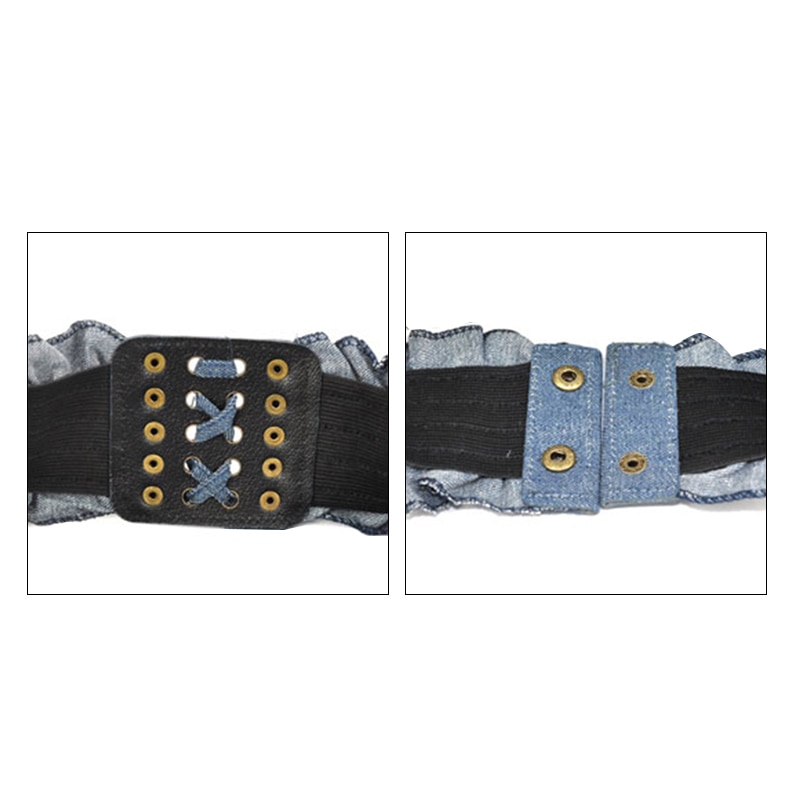 Denim Belt Stretchable Waistband