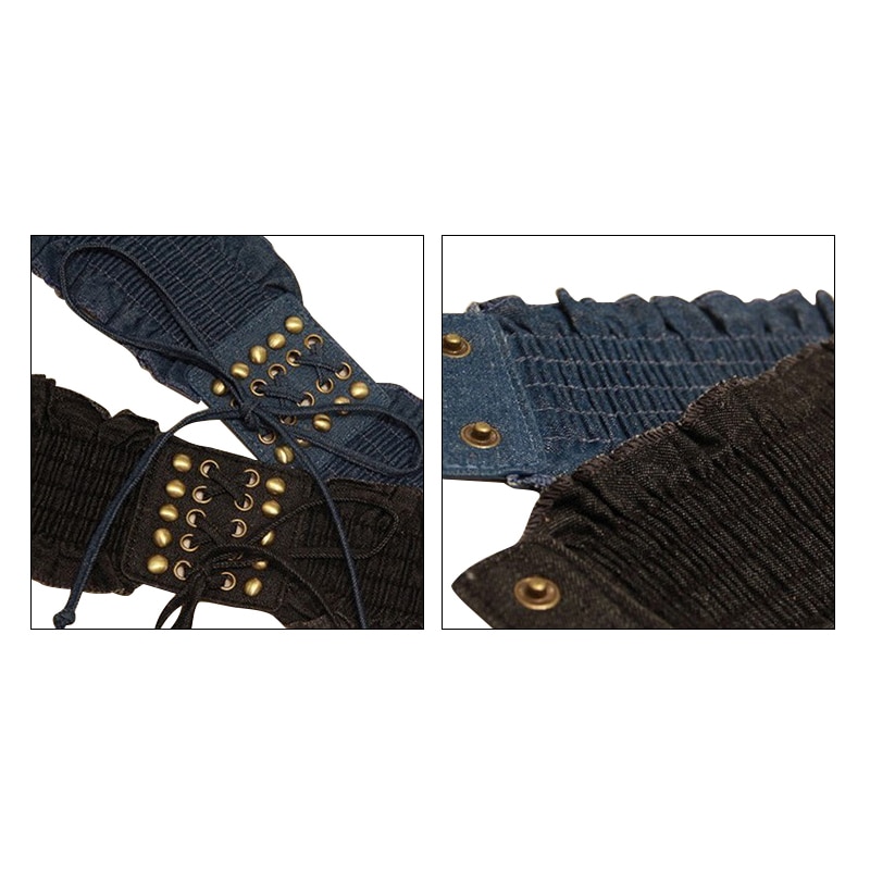 Denim Belt Stretchable Waistband