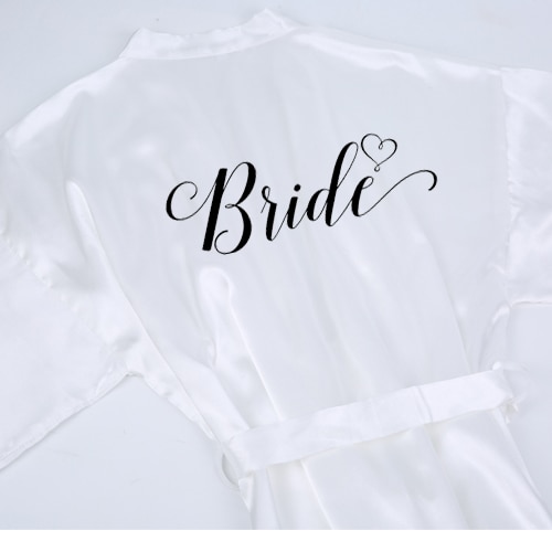 Wedding Robes Satin Dressing Gown