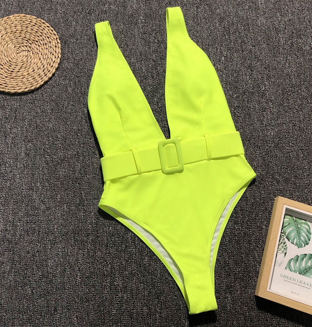 One Piece Bikini With Belt