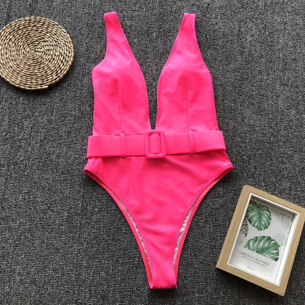 One Piece Bikini With Belt