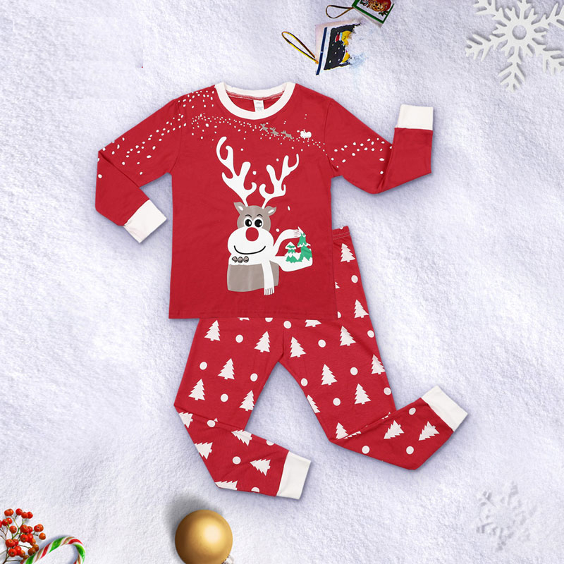 Kids Pajama Sets Winter Sleepwear