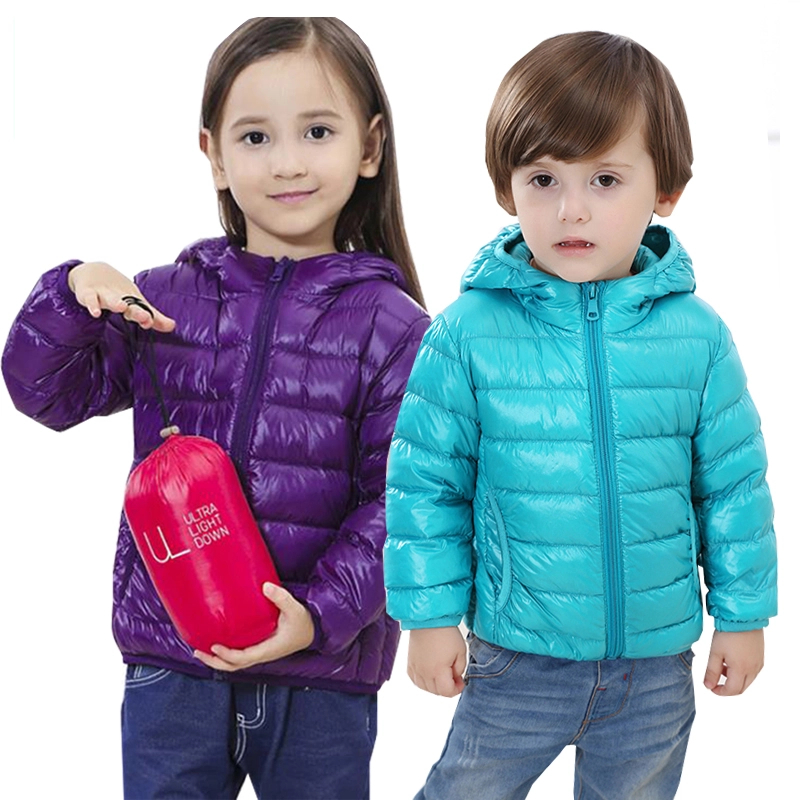 Hooded Down Jacket Kids Clothing