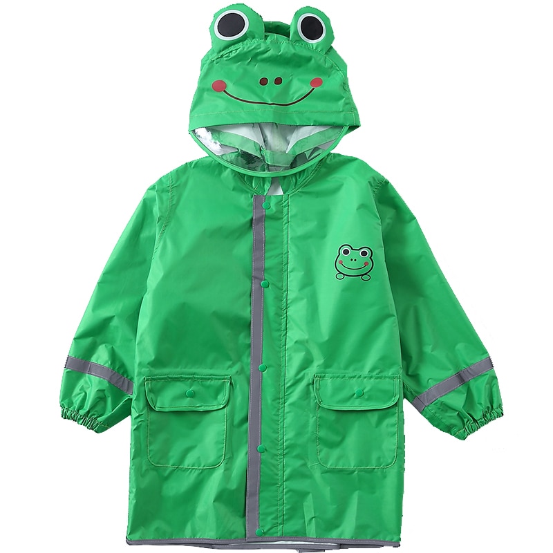 Childrens Raincoat Animal Design with Pockets