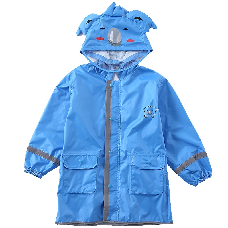 Childrens Raincoat Animal Design with Pockets