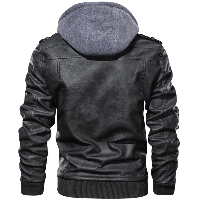 Leather Bomber Jacket For Men