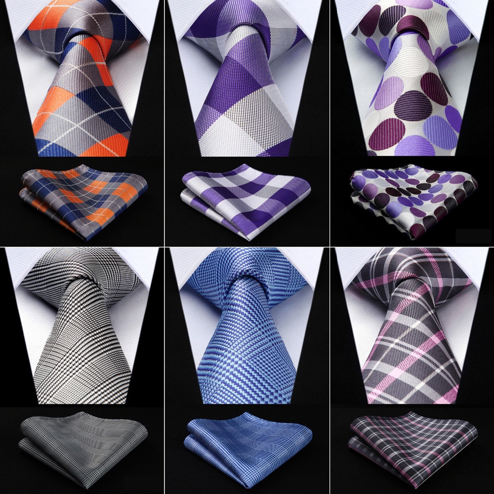 Tie and Pocket Square Set Accessories