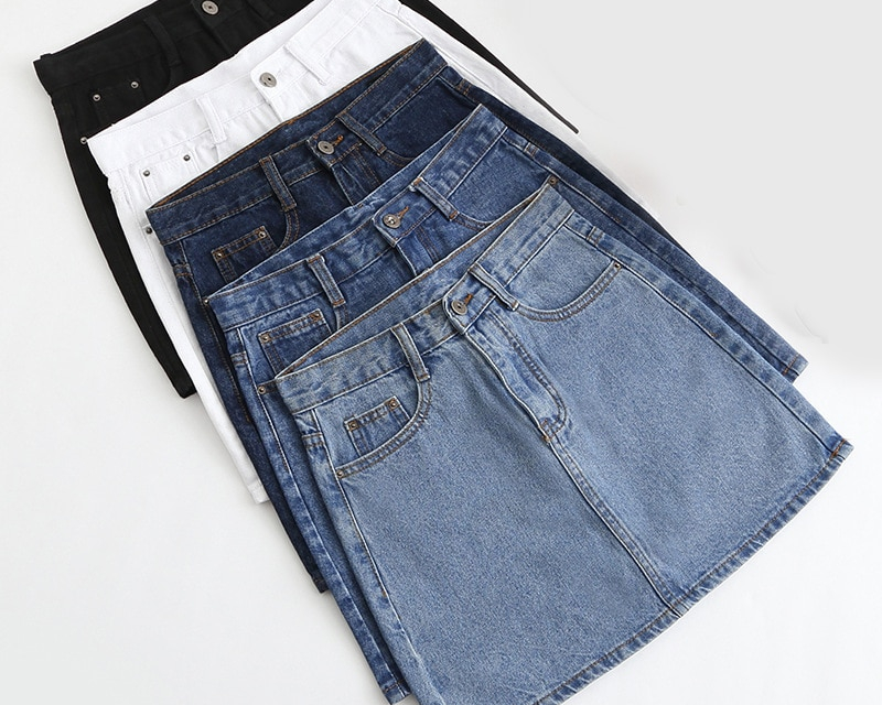 Ladies Denim Skirt Fashionwear