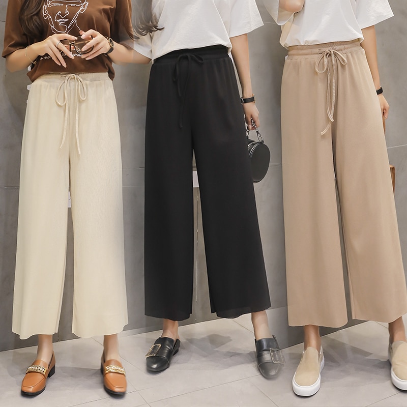 Wide Leg Pants Casual Trouser