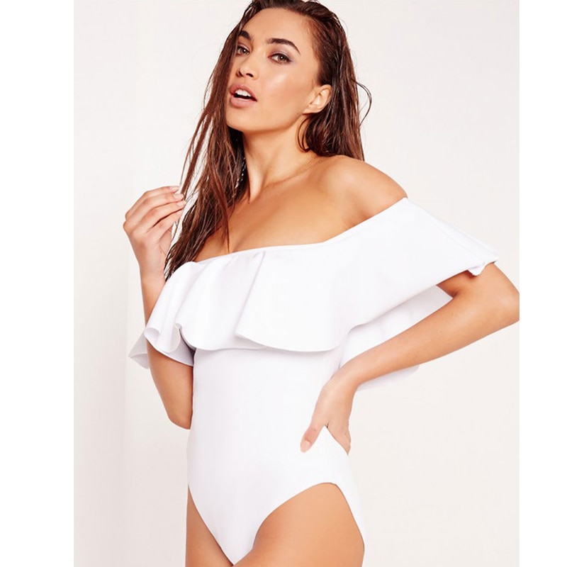 Off The Shoulder Swimsuit One Piece