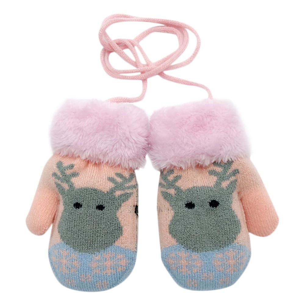 Kids Winter Gloves Cute Mittens