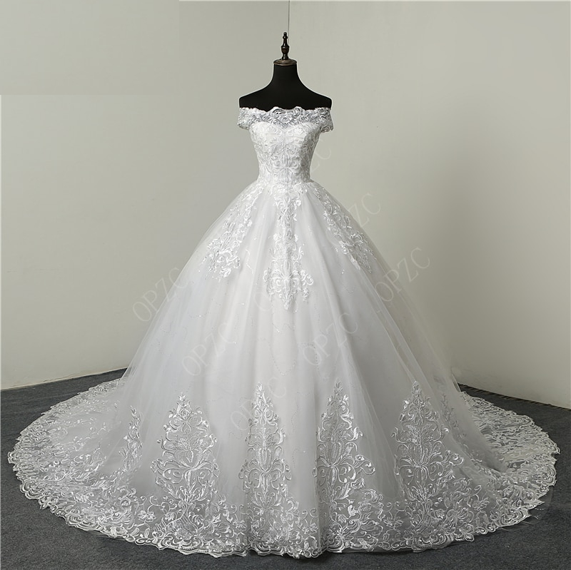 Wedding Gown Off Shoulder Bridal Dress