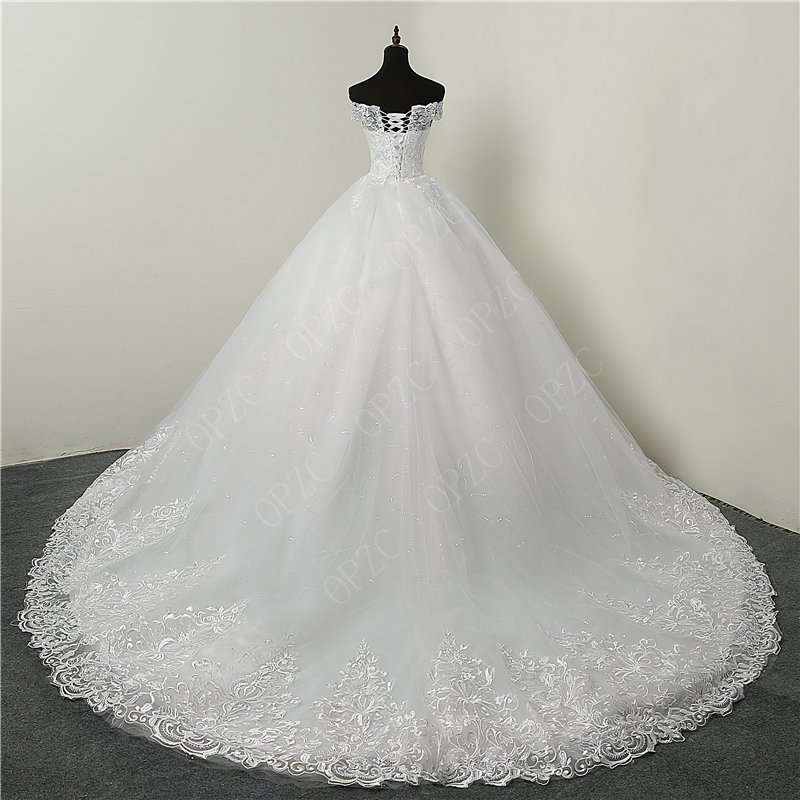 Wedding Gown Off Shoulder Bridal Dress