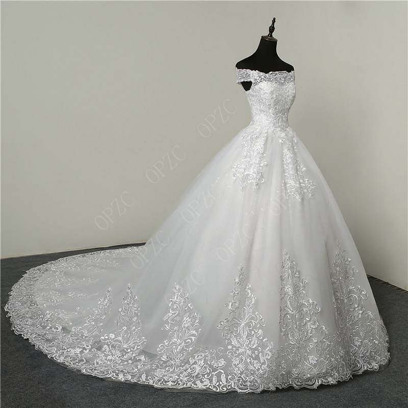 Wedding Gown Off Shoulder Bridal Dress