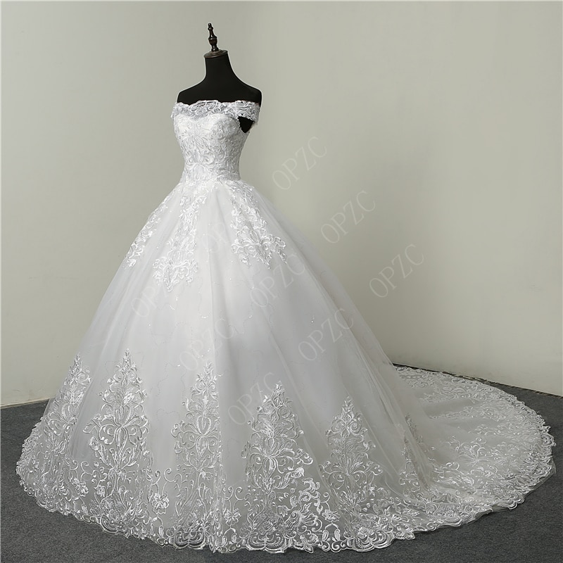 Wedding Gown Off Shoulder Bridal Dress