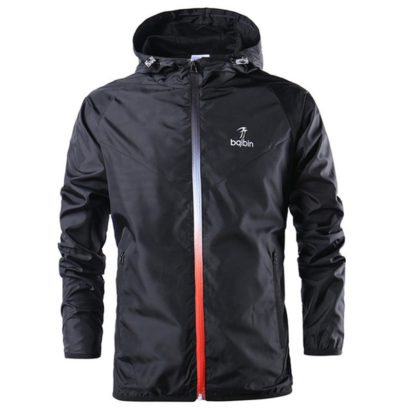 Windbreaker Men Hooded Outdoor Jacket