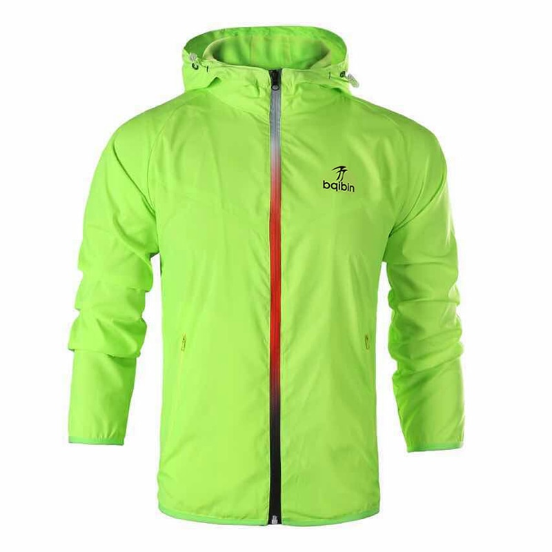 Windbreaker Men Hooded Outdoor Jacket