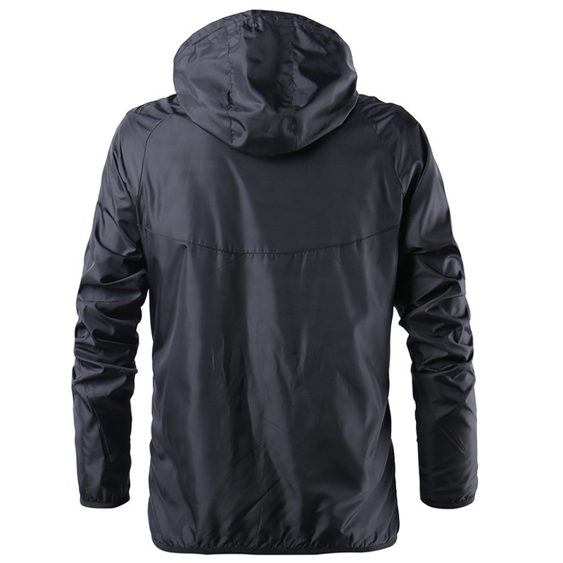 Windbreaker Men Hooded Outdoor Jacket