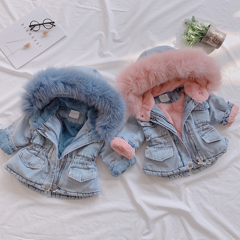 Girls Denim Jacket Kids Outerwear