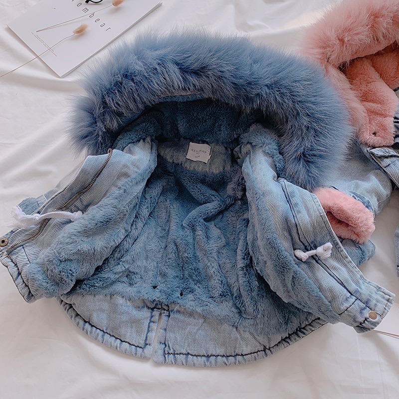 Girls Denim Jacket Kids Outerwear