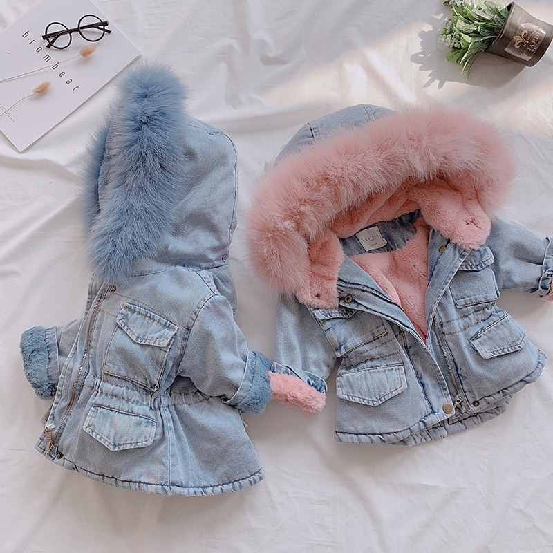 Girls Denim Jacket Kids Outerwear