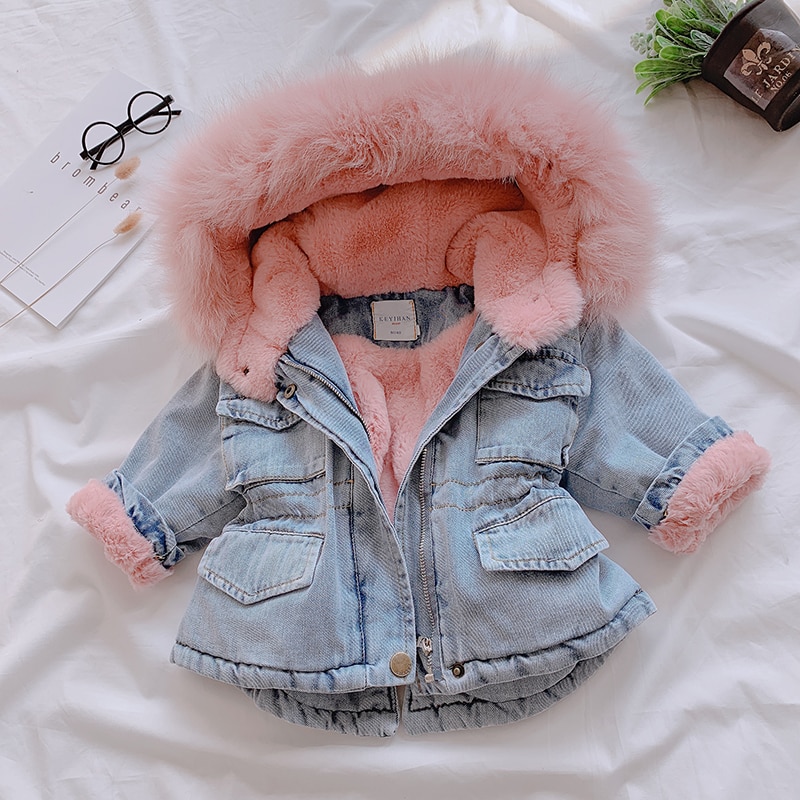 Girls Denim Jacket Kids Outerwear