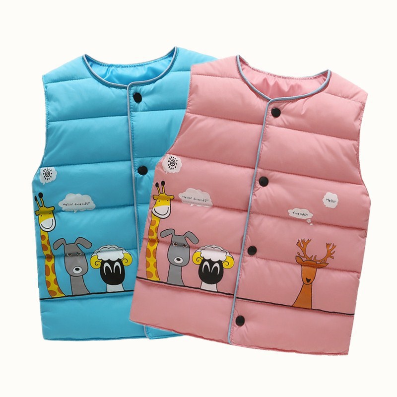 Kids Vest Warm Sleeveless Clothes