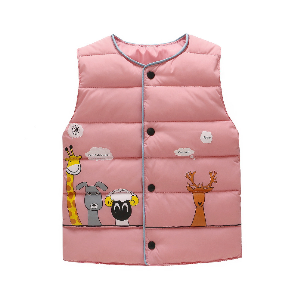 Kids Vest Warm Sleeveless Clothes